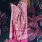 Onion Pink Semi-Crepe Printed Saree