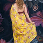 Floral print with a tissue border