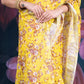 Floral print with a tissue border