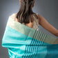Serene Sky Blue Semi-Raw Silk Saree