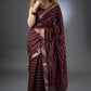 Elegant Wine Assam Silk Saree