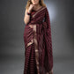Wine Assam Silk Saree