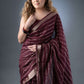 Elegant Wine Assam Silk Saree