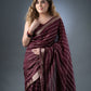 Wine Assam Silk Saree