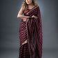 Elegant Wine Assam Silk Saree
