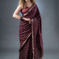 Elegant Wine Assam Silk Saree