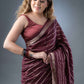 Elegant Wine Assam Silk Saree