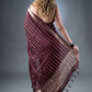 Elegant Wine Assam Silk Saree