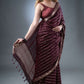 Elegant Wine Assam Silk Saree