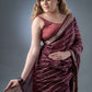 Elegant Wine Assam Silk Saree
