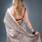 Madhubani Artistry Beige and Red Matka Silk Saree
