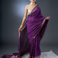Ethereal Purple Assam Silk Saree