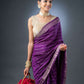 Ethereal Purple Assam Silk Saree