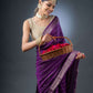 Ethereal Purple Assam Silk Saree