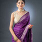Ethereal Purple Assam Silk Saree