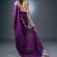 Ethereal Purple Assam Silk Saree