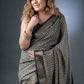 Timeless Black Assam Silk Saree