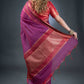 Regal Purple Chanderi Cotton Saree