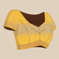 Classic Charm- Yellow Bandhani Georgette Silk Saree